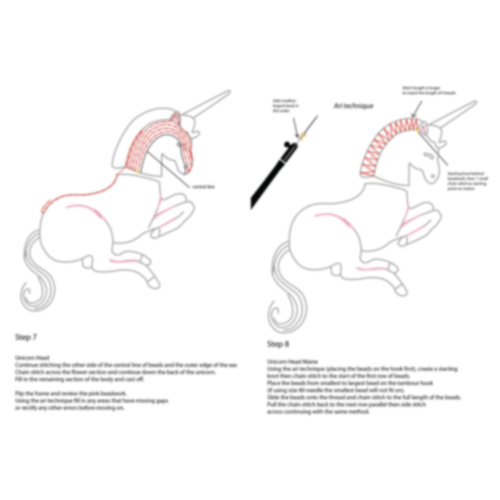 Digital PDF Unicorn Design