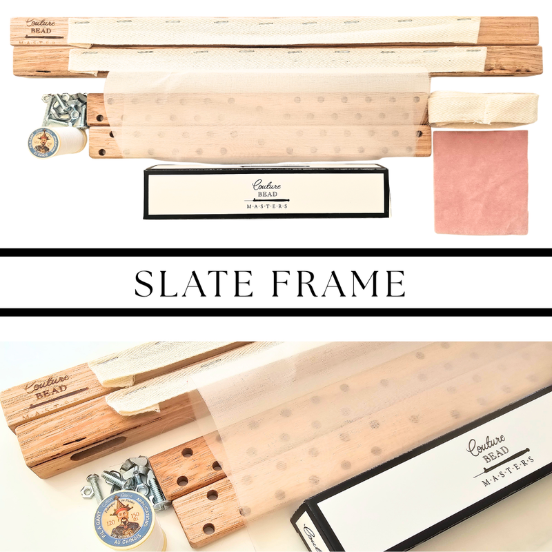 Contemporary Beadwork Slate Frame