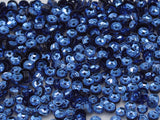 PRE-STRUNG BLUEBERRY 4MM CUP SEQUINS