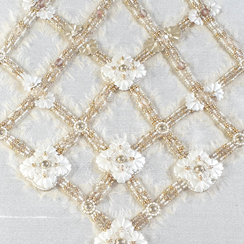SILK DUPION - IVORY